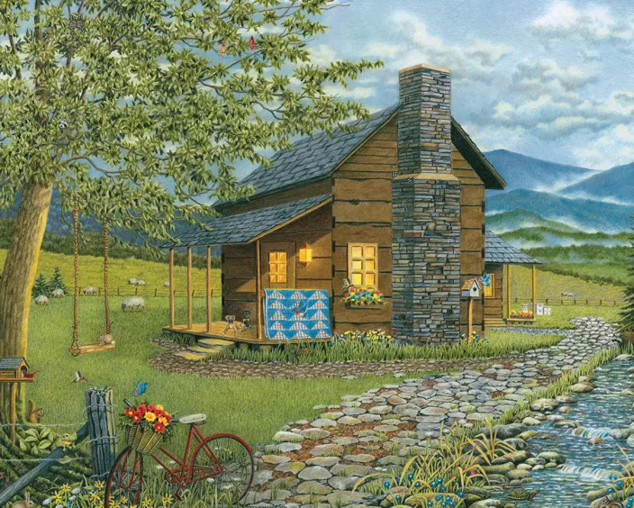 Heritage Puzzle Scenic Puzzles*A Smoky Mountain Summer Puzzle