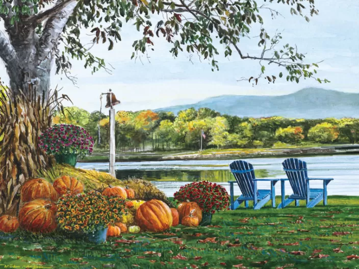 Heritage Puzzle Fall/Autumn Puzzles*Adirondack View Puzzle