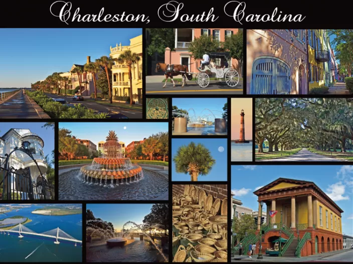 Heritage Puzzle South Carolina Puzzles*Charleston Collage Puzzle