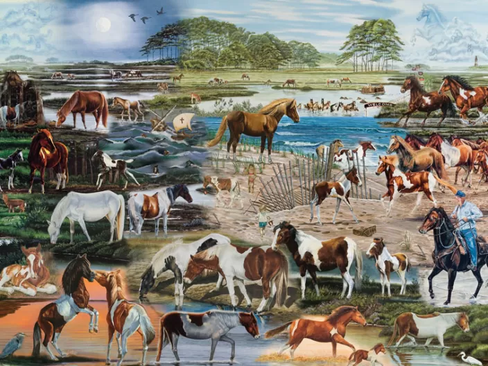 Heritage Puzzle Delmarva Puzzles*Chincoteague'S Finest Puzzle