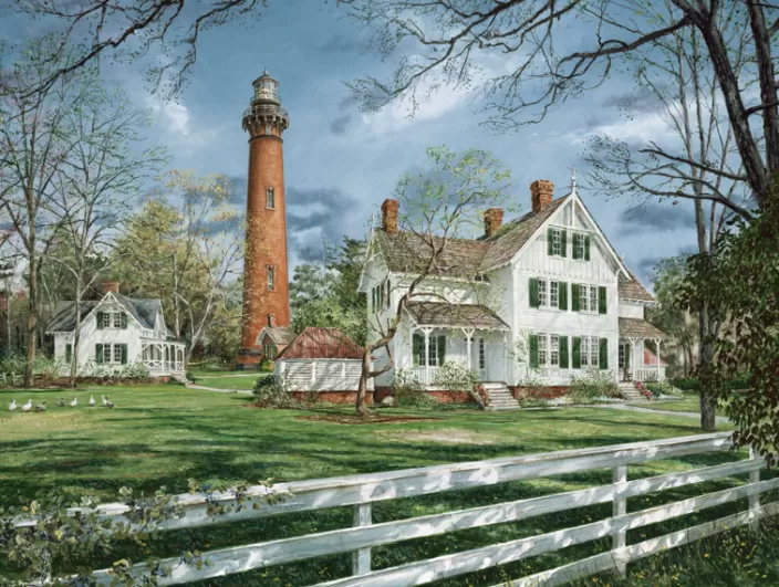 Heritage Puzzle Coastal Puzzles*Currituck Beach Lighthouse Puzzle