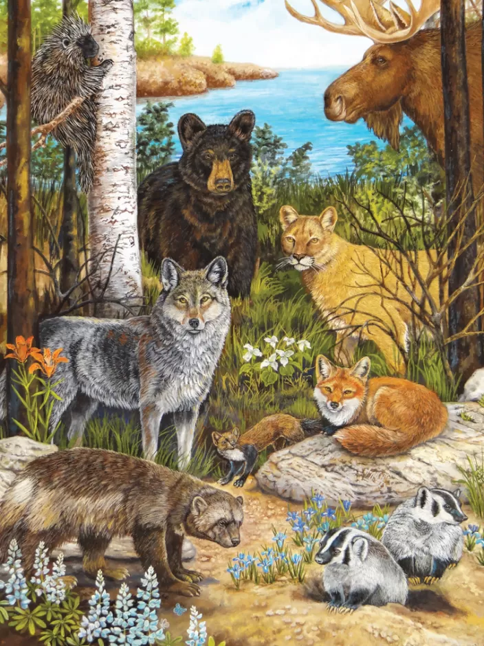 Heritage Puzzle Great Lakes Puzzles*Forest Friends Puzzle