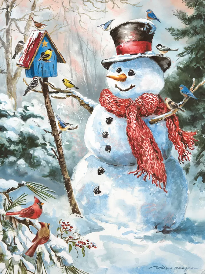 Heritage Puzzle Holiday Puzzles*Frosty'S Feathered Friends Puzzle