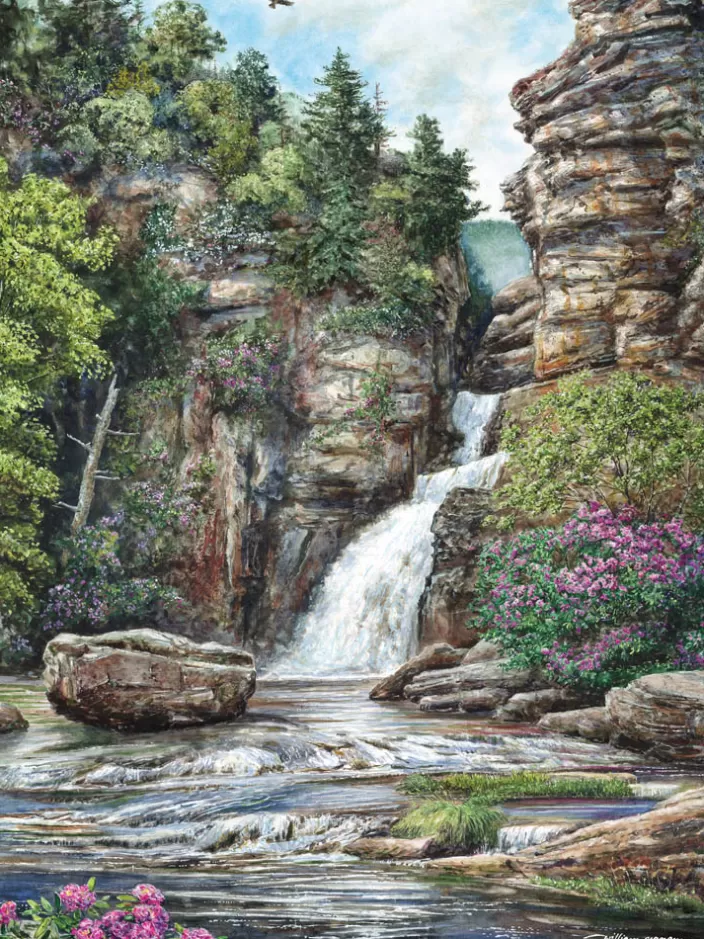 Heritage Puzzle North Carolina Puzzles*Linville Falls Puzzle