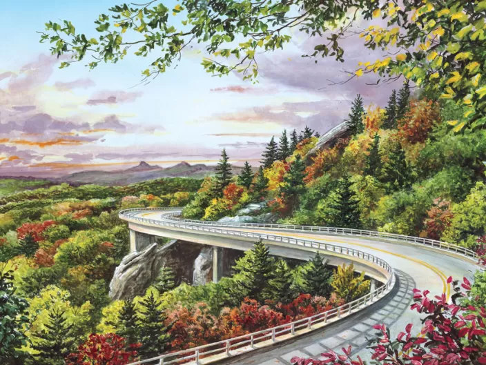 Heritage Puzzle Fall/Autumn Puzzles*Majestic Byway Puzzle