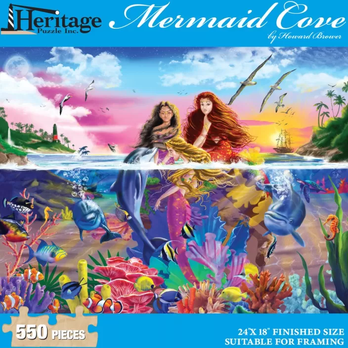 Heritage Puzzle Coastal Puzzles*Mermaid Cove