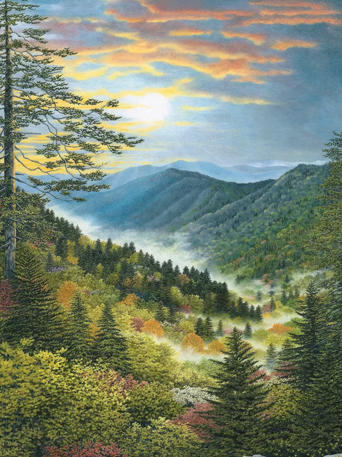 Heritage Puzzle Fall/Autumn Puzzles*Smokies Scenic Preserve Puzzle