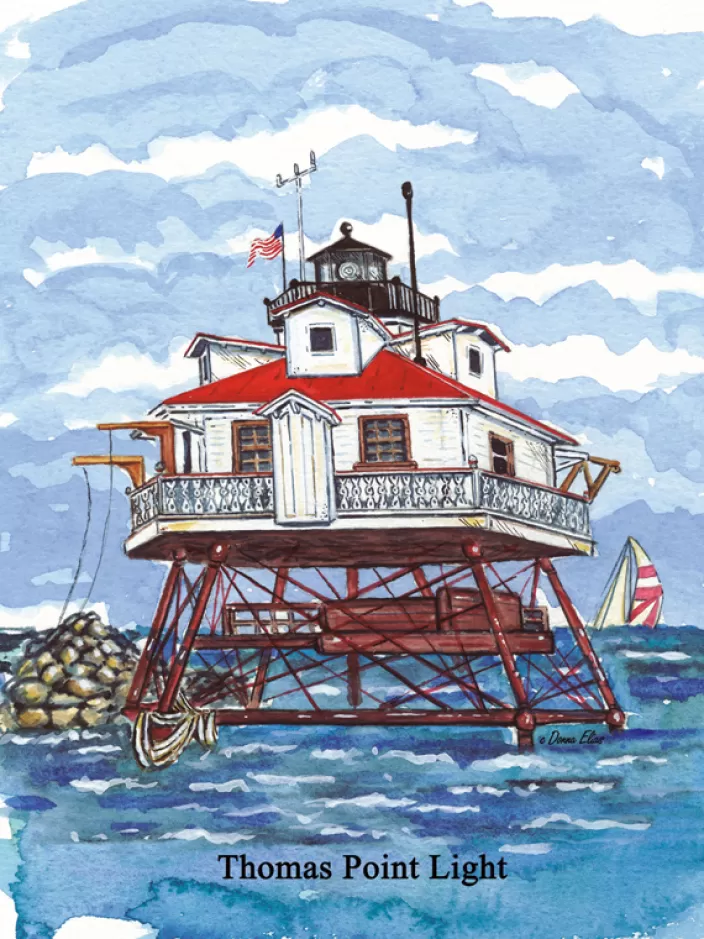 Heritage Puzzle Delmarva Puzzles*Thomas Point Lighthouse Puzzle