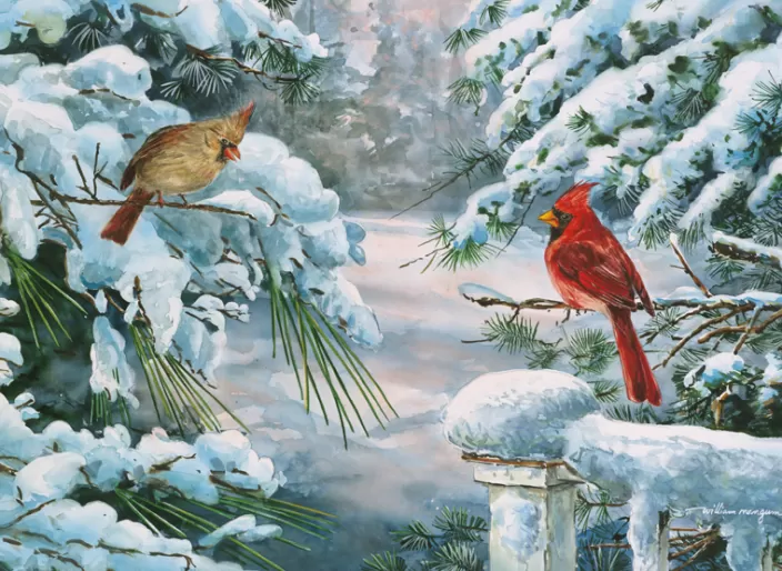 Heritage Puzzle Bird Puzzles*Winter Companions Puzzle